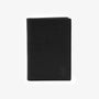 Portefeuille vertical en cuir noir Brooklin