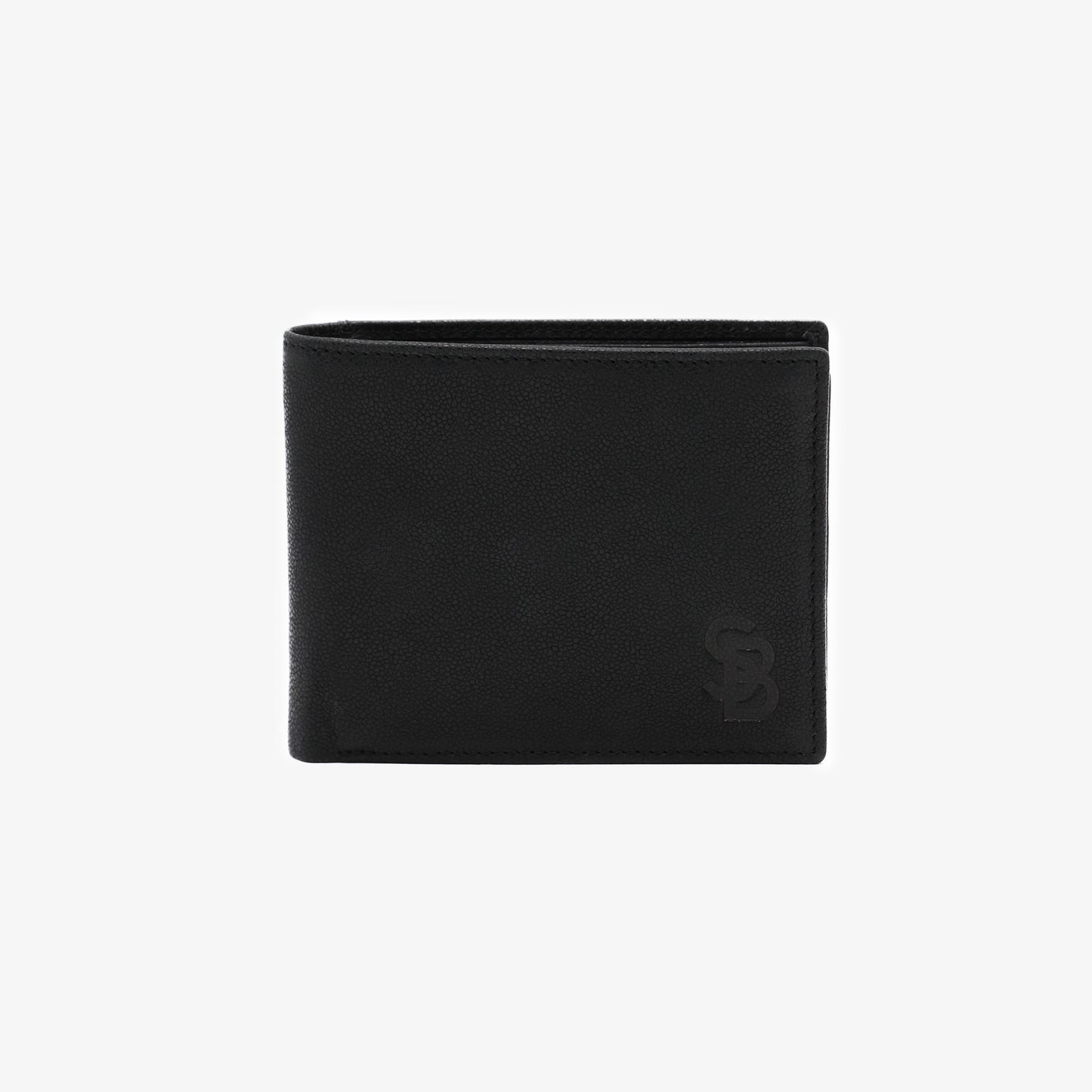 Porte-cartes vertical en cuir Brooklyn noir