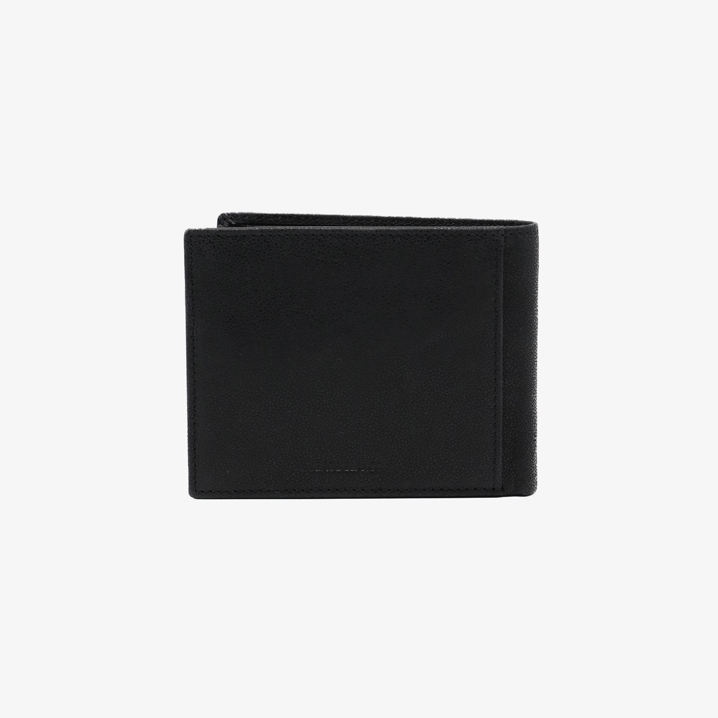 Porte-cartes vertical en cuir Brooklyn noir