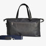 Reisetasche aus dunkelblauem Rindsleder „Biarritz“