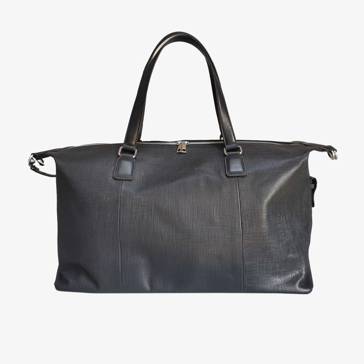 Reisetasche aus dunkelblauem Rindsleder „Biarritz“