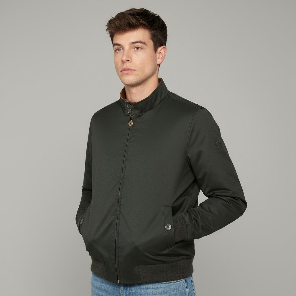 Blouson Antoine vert militaire homme serge blanco 