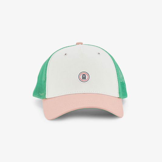 Tricolor skin trucker cap