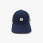 Casquette trucker bleu marine et kaki