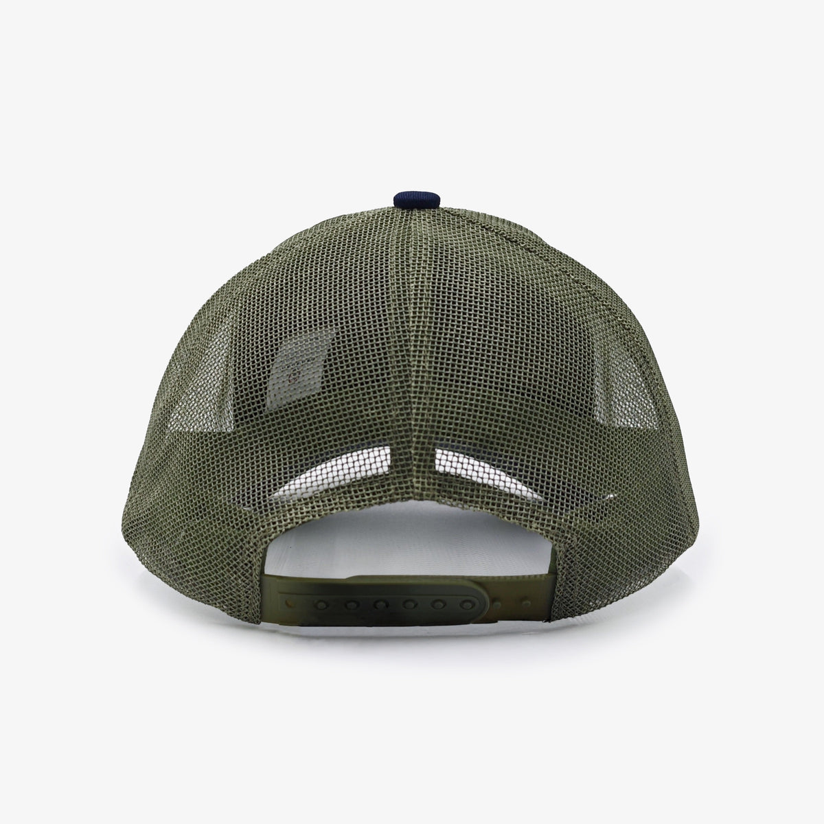Casquette trucker bleu marine et kaki