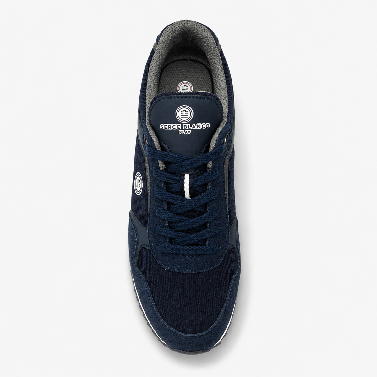 Sneaker Chamonix velours Bleu foncé