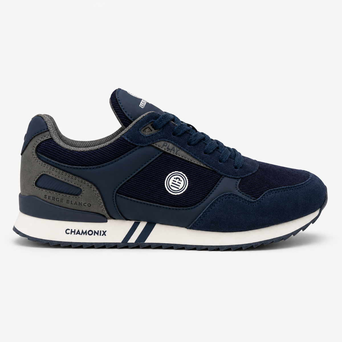 Sneaker Chamonix velours Bleu foncé