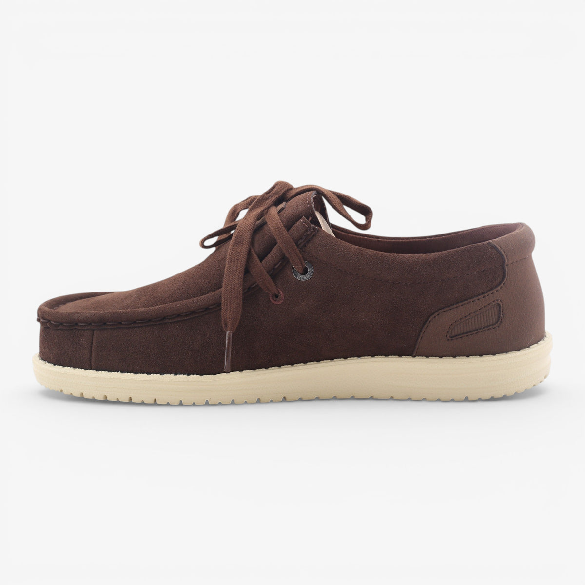 Chaussures bateau Saint Jean en suède marron brownie SBPLAY