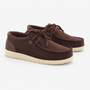 Chaussures bateau Saint Jean en suède marron brownie SBPLAY
