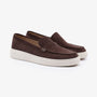 Mocassin Kentucky en cuir nubuck marron chocolat