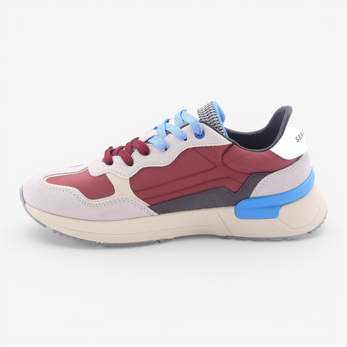 Sneakers Genève rouge vigne