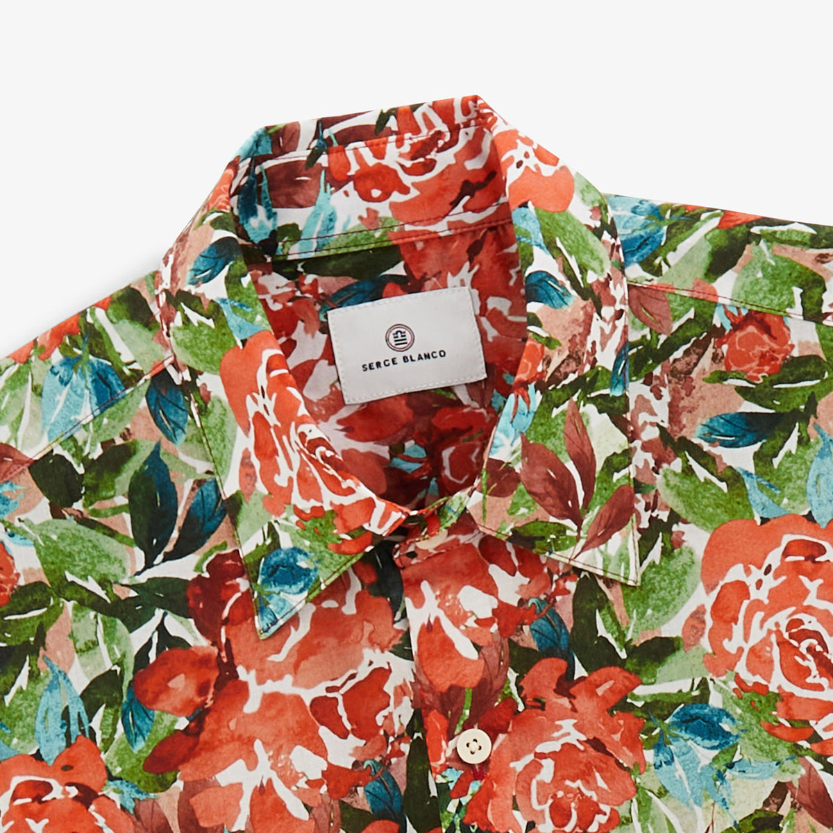 Charles mint floral shirt