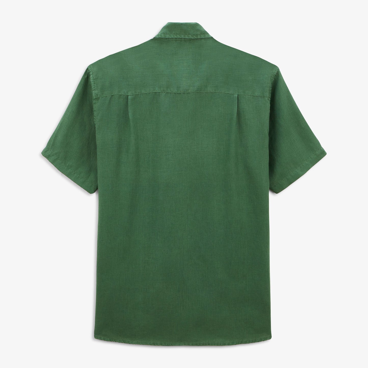 Chemise Charles manches courtes en lin mint