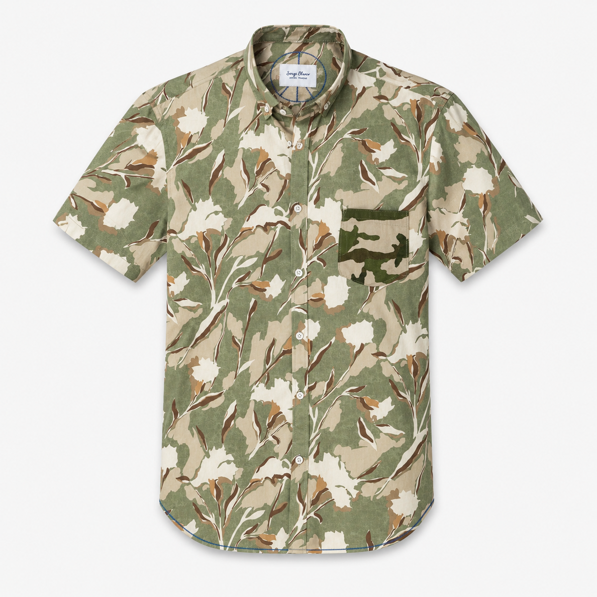 Chemise manches courtes camouflage