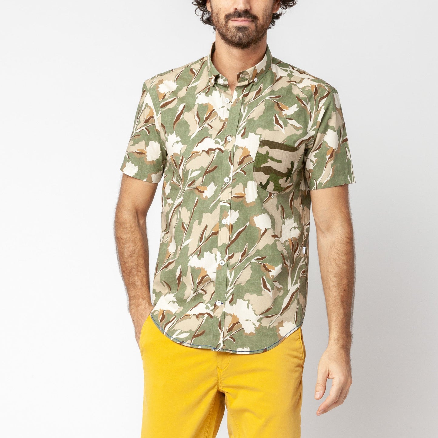 Chemise manches courtes camouflage