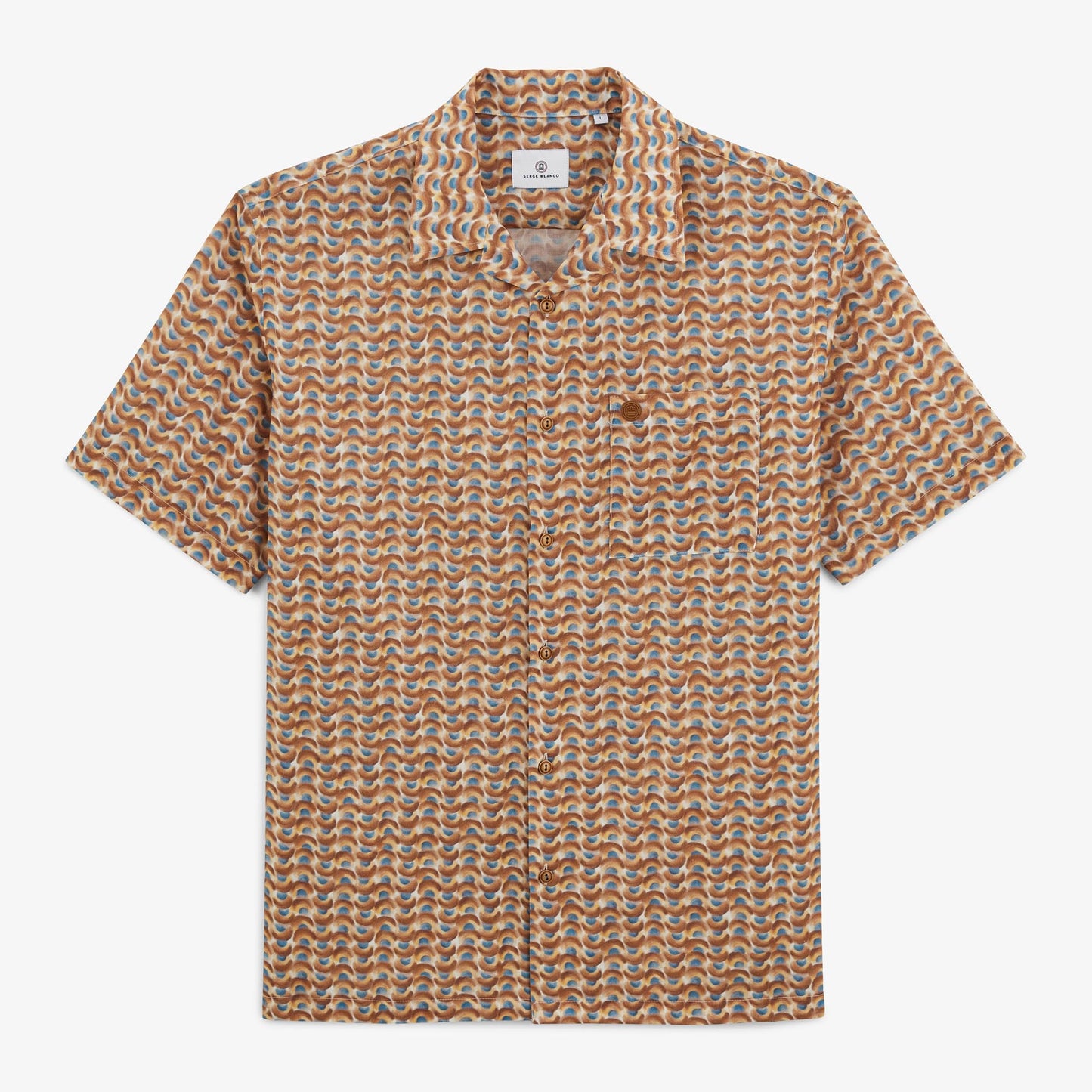 Caracas teak print shirt