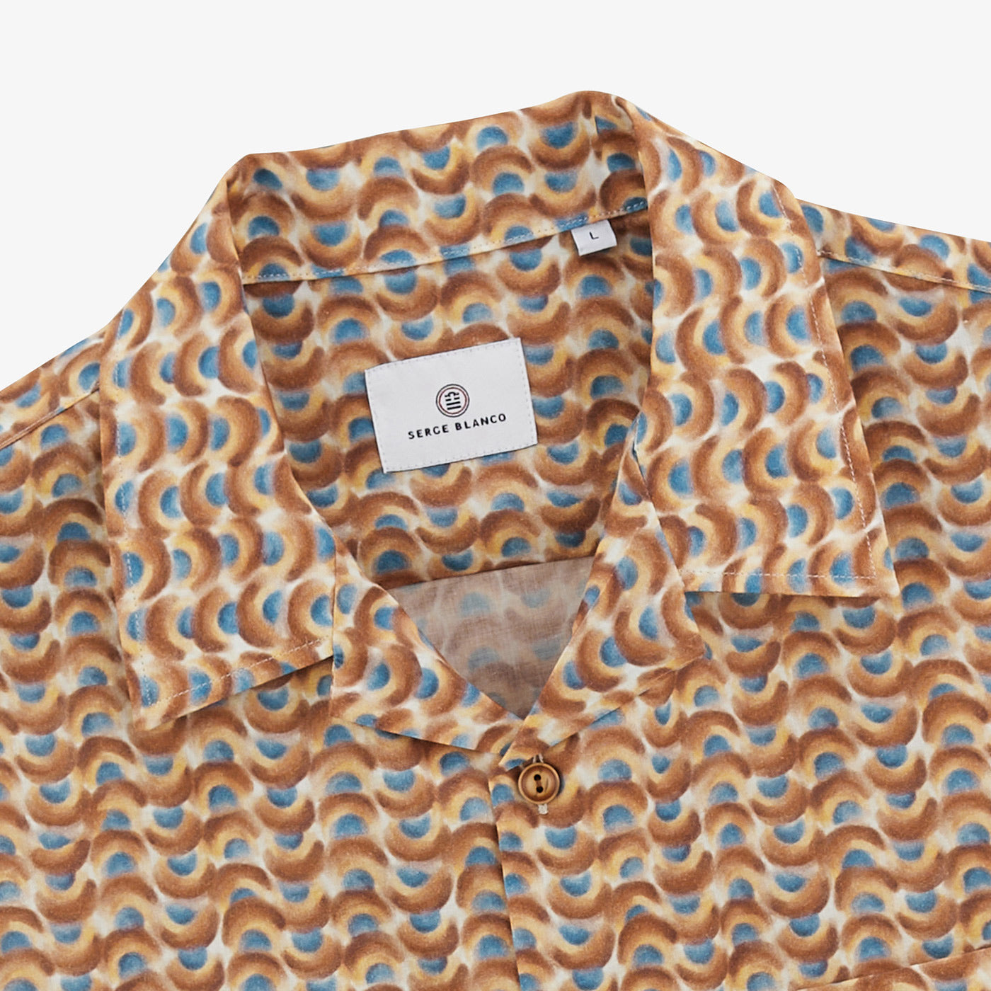 Caracas teak print shirt