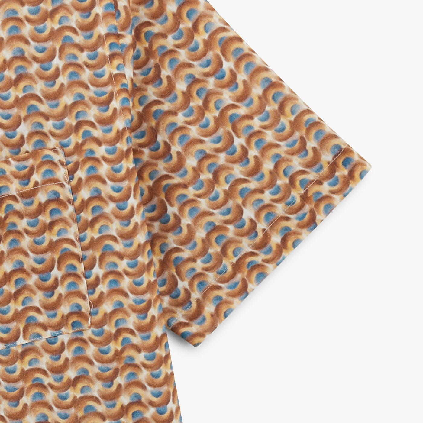 Caracas teak print shirt