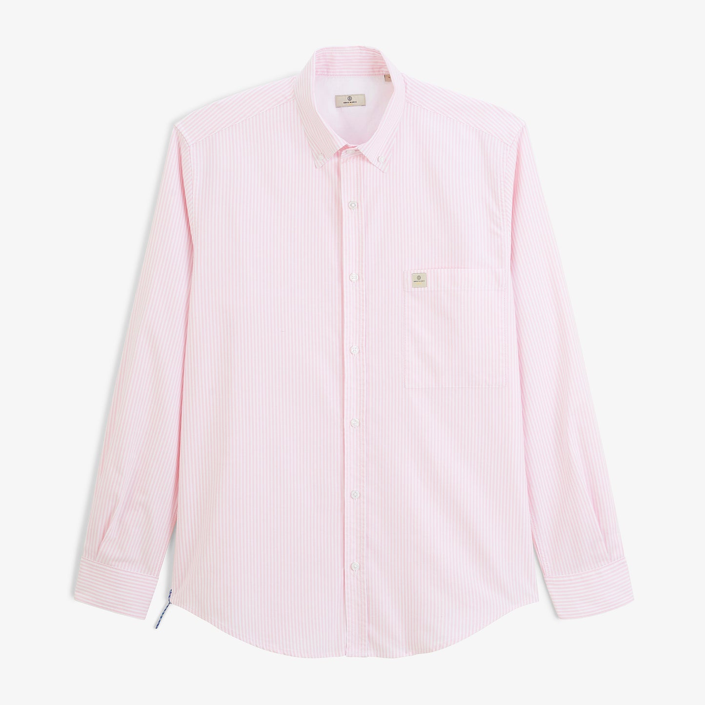 Chemise manches longues Oxford rayures rose dalhia SBPLAY