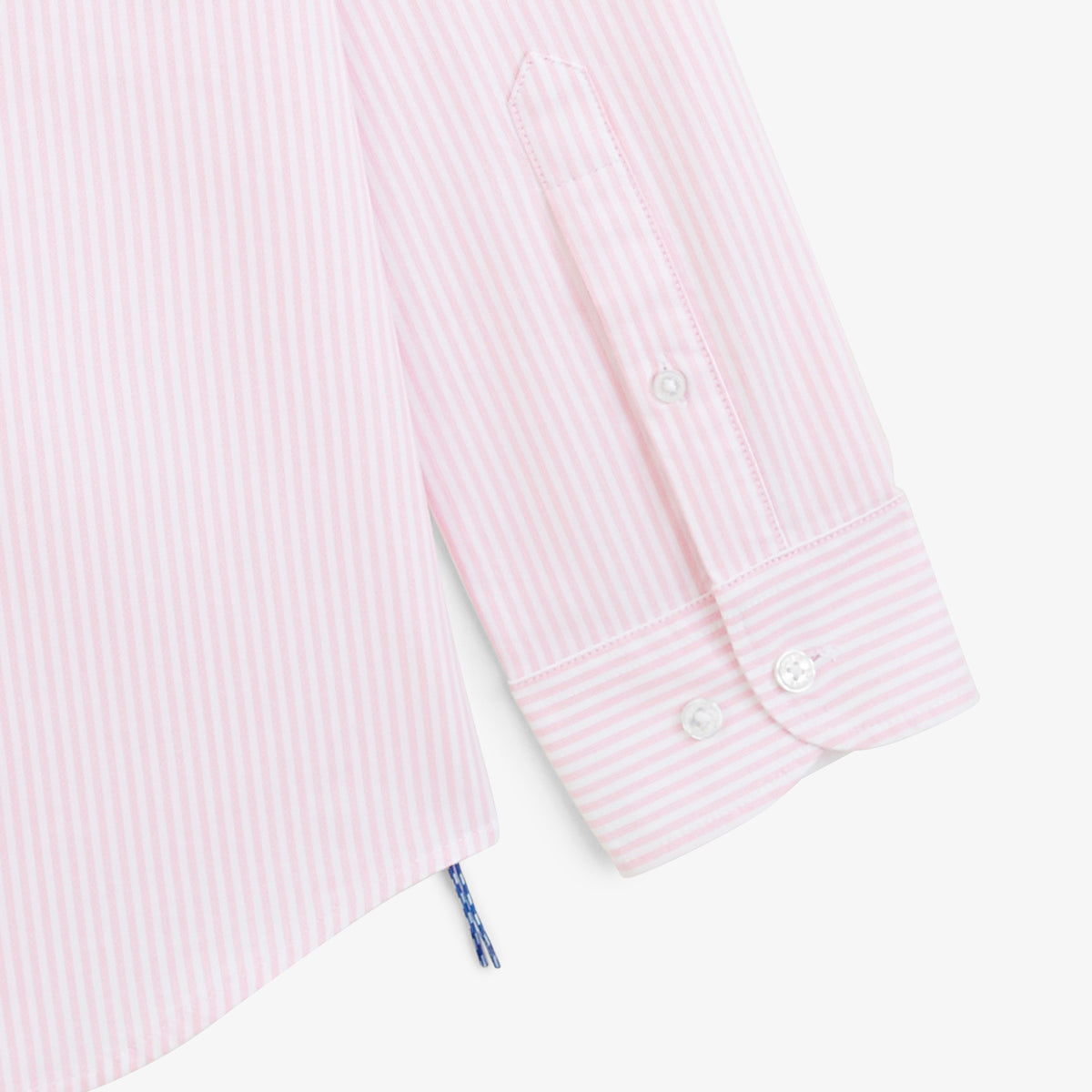 Chemise manches longues Oxford rayures rose dalhia SBPLAY