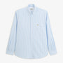 Chemise manches longues Oxford rayures bleu niva SBPLAY