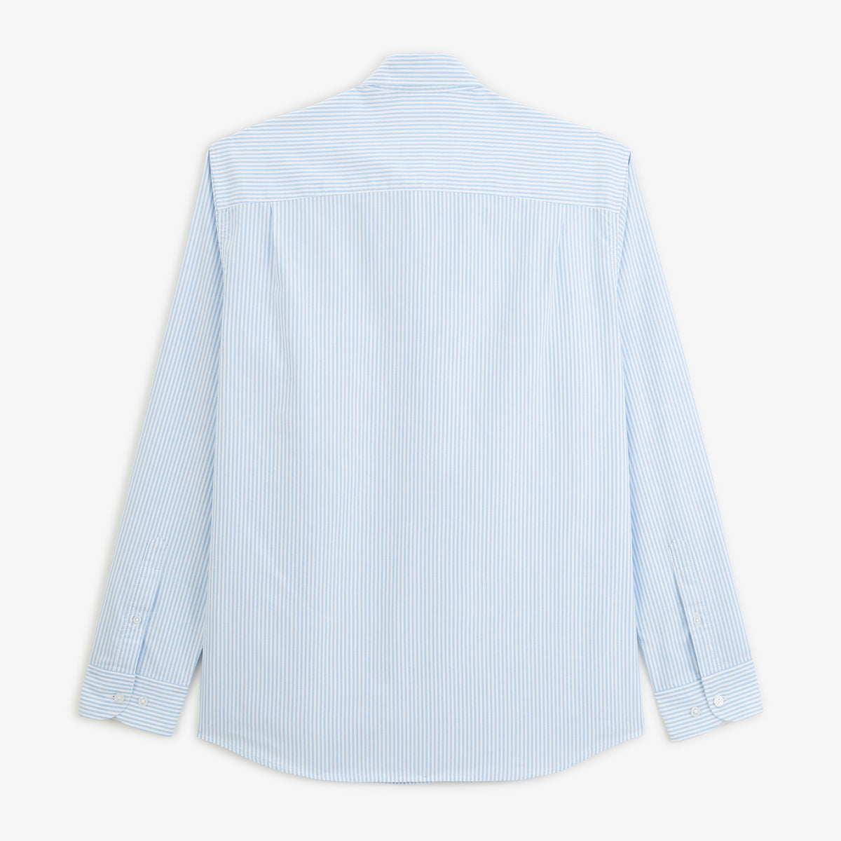 Chemise manches longues Oxford rayures bleu niva SBPLAY