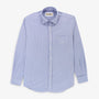 "Member Club TFC"-overhemd met lange mouwen, 100% katoen, blauw gestreept, Toulouse Football Club