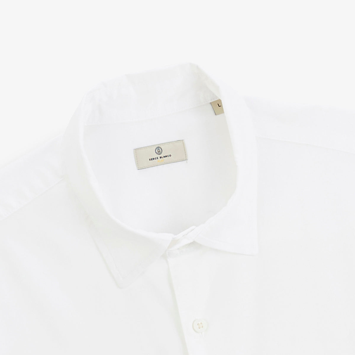Chemise manches longues twill stretch blanc SBPLAY