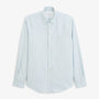 Chemise manches longues Oxford rayures bleu ciel