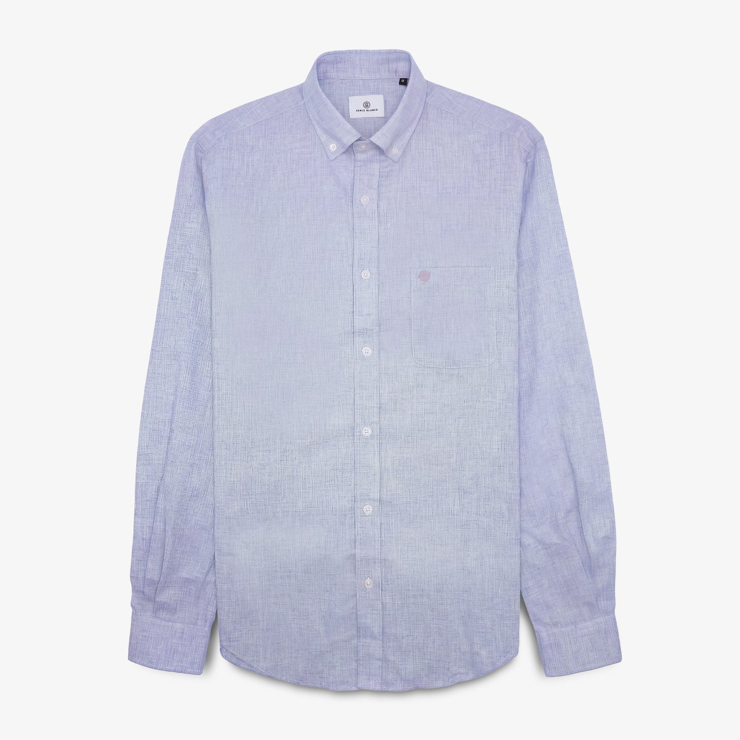 Camicia a maniche lunghe color malva