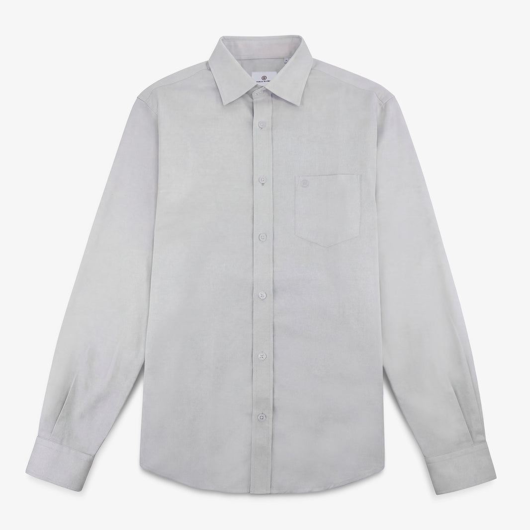 Camisa de manga larga gris Aubrac