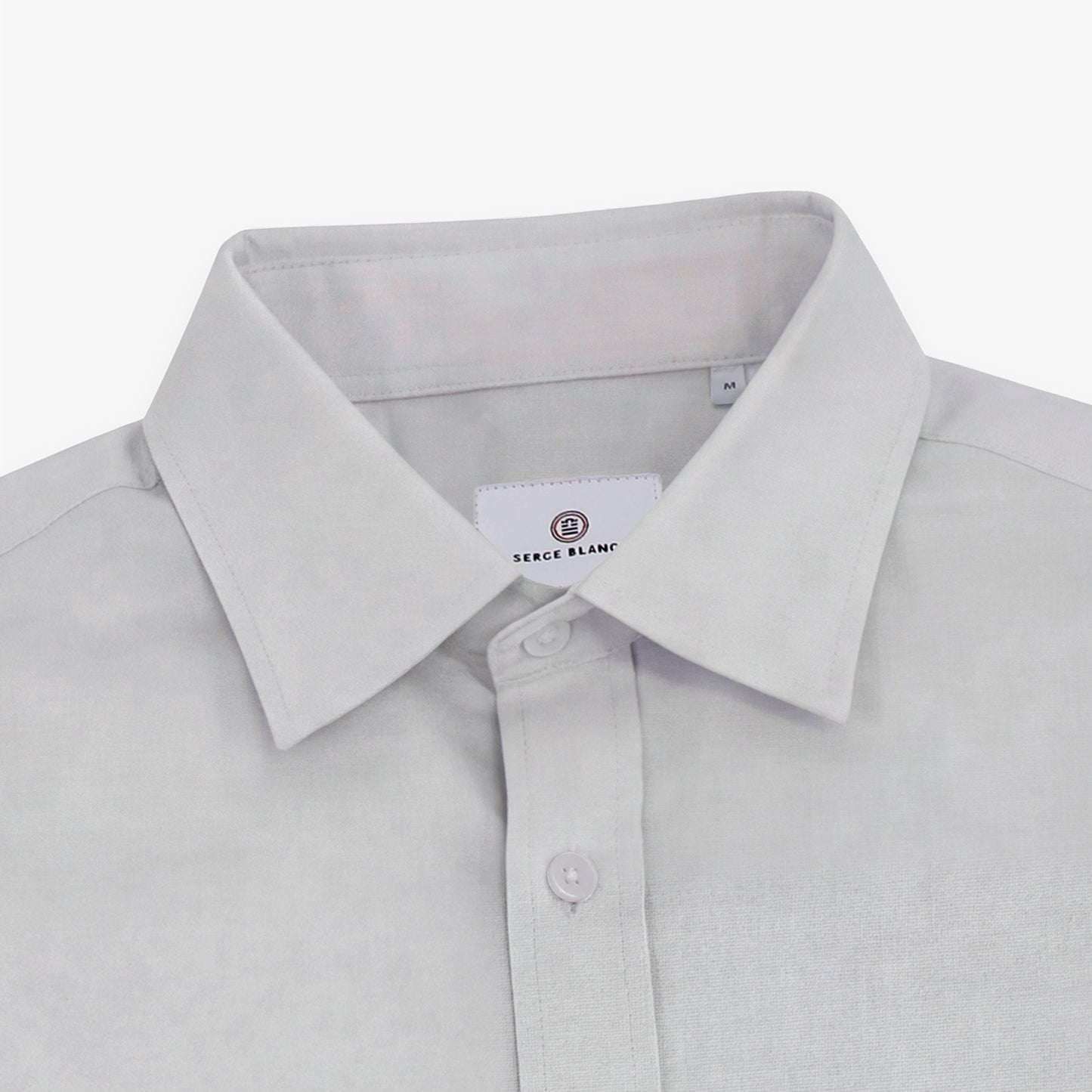 Camisa de manga larga gris Aubrac