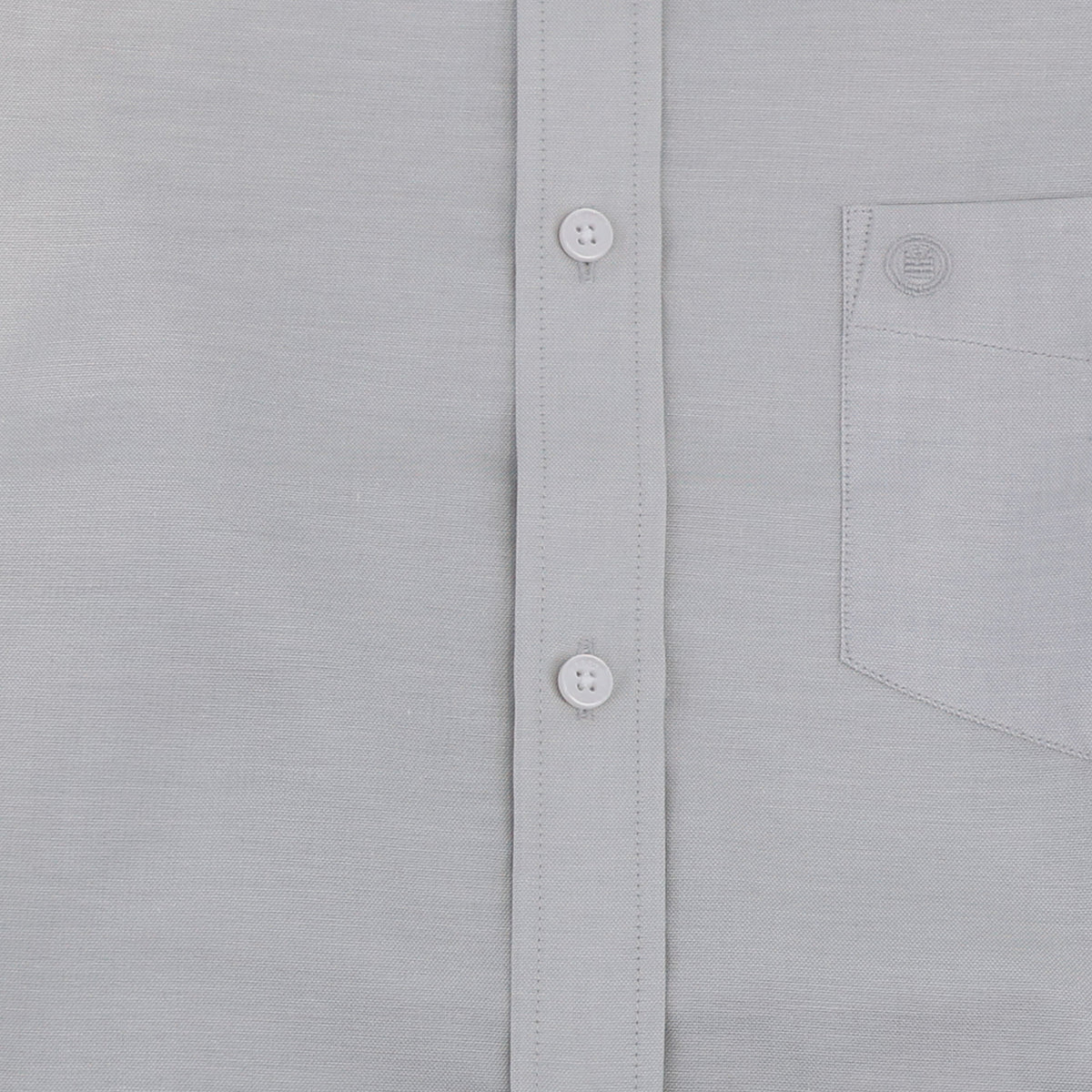 Camisa de manga larga gris Aubrac