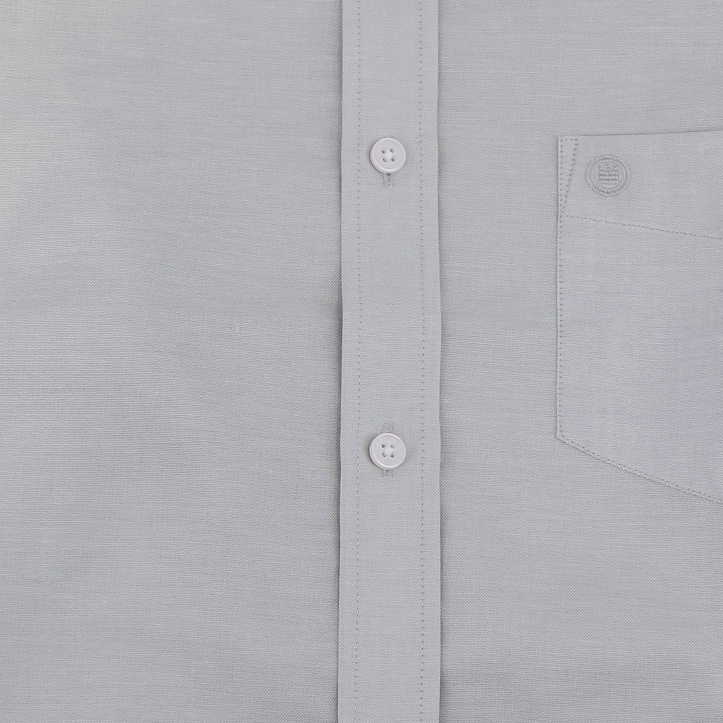 Camisa de manga larga gris Aubrac