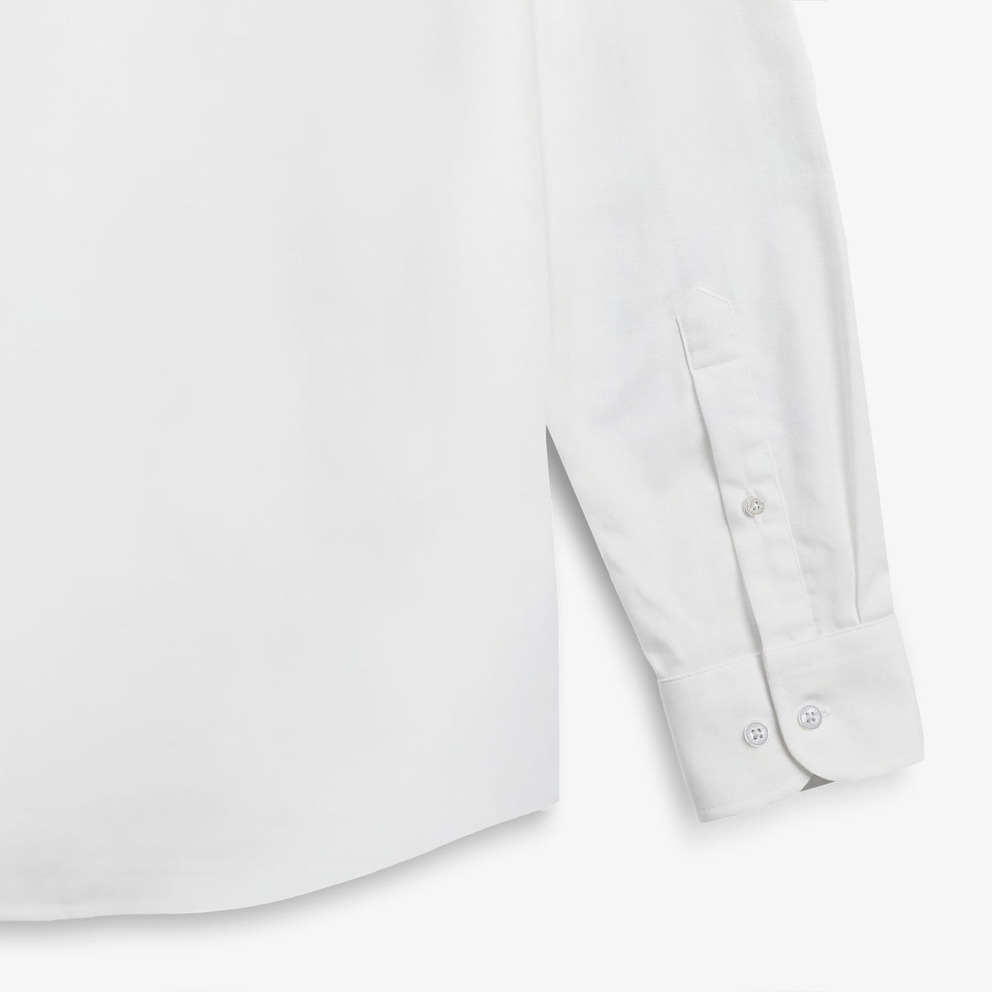 Langärmliges Baumwollhemd mit weißer Brusttasche