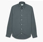Chemise manches longues en coton kaki