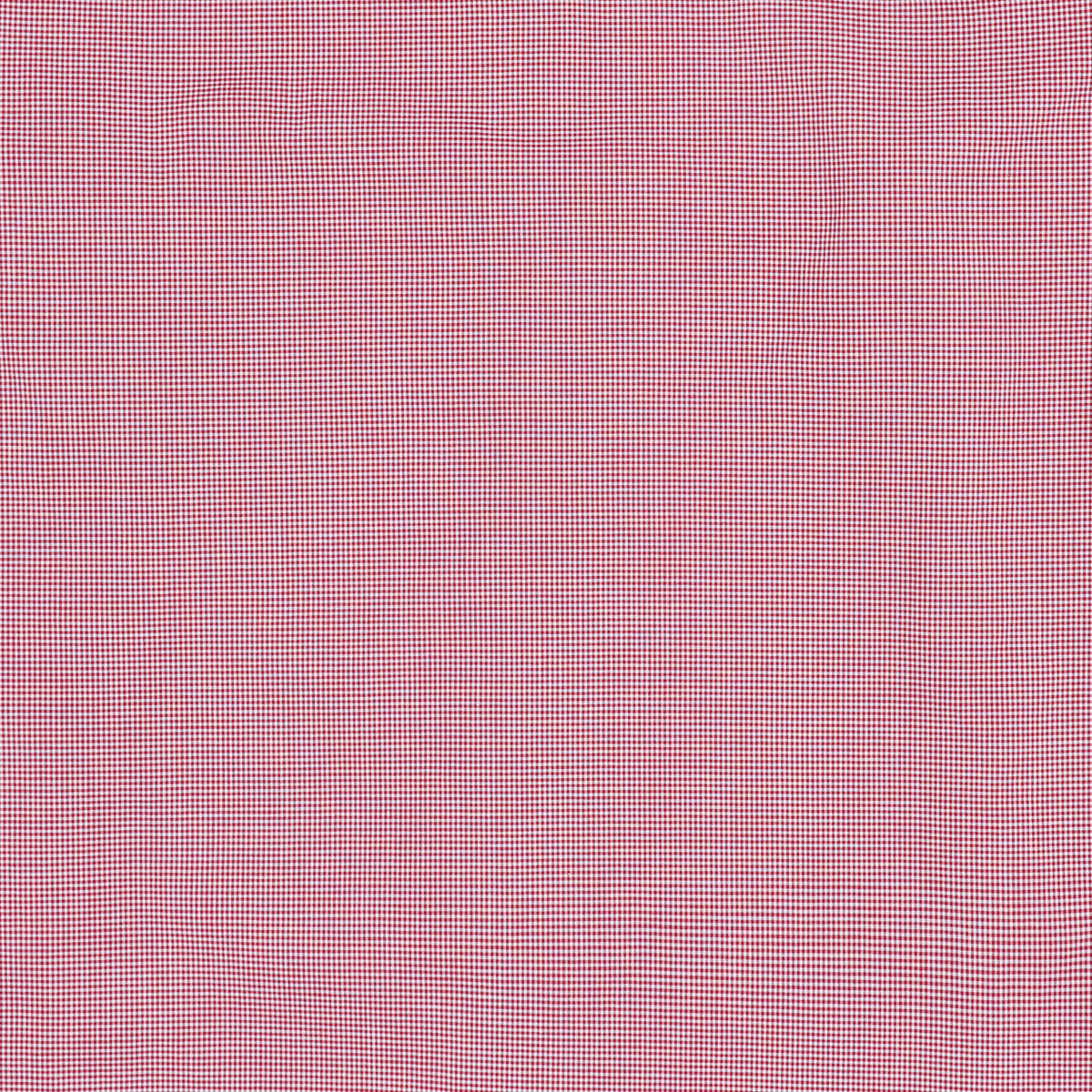 Chemise manches longues en coton à carreaux vichy blancs et rouges