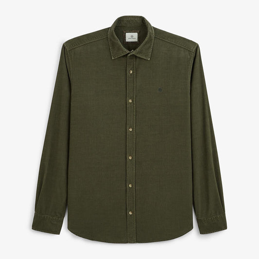 Camisa de terciopelo militar