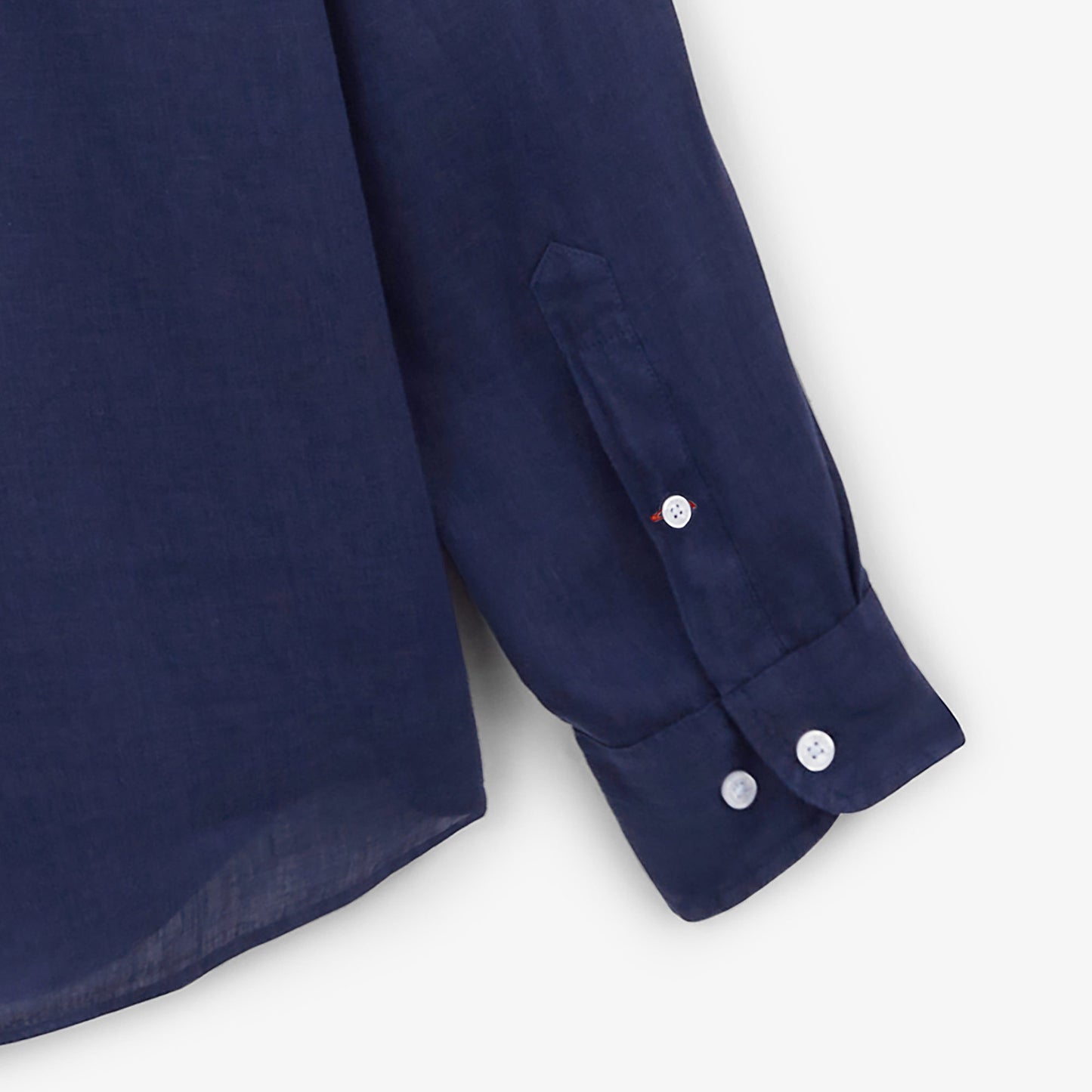 Chemise Charles en lin bleu nuit