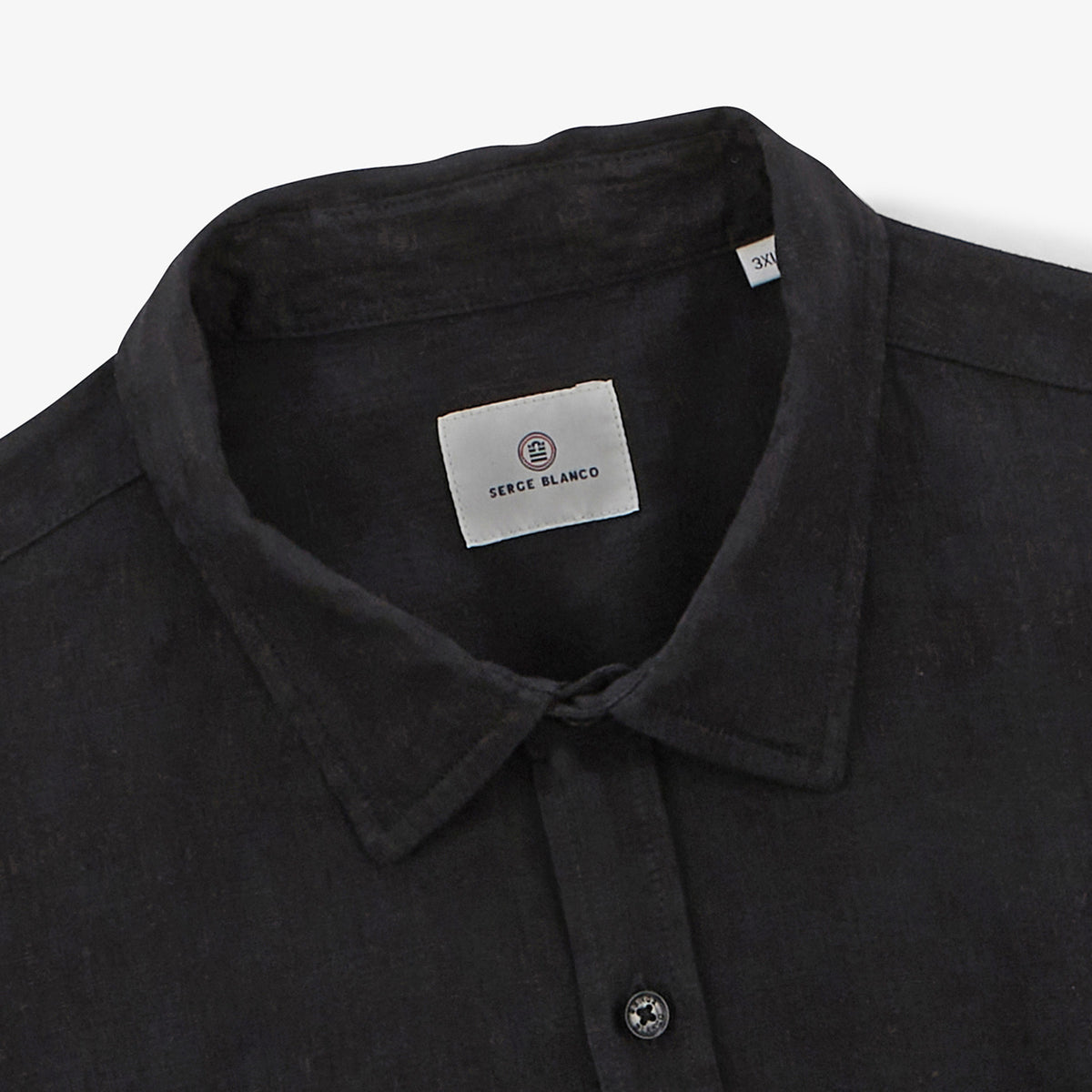 Chemise Charles en lin noir