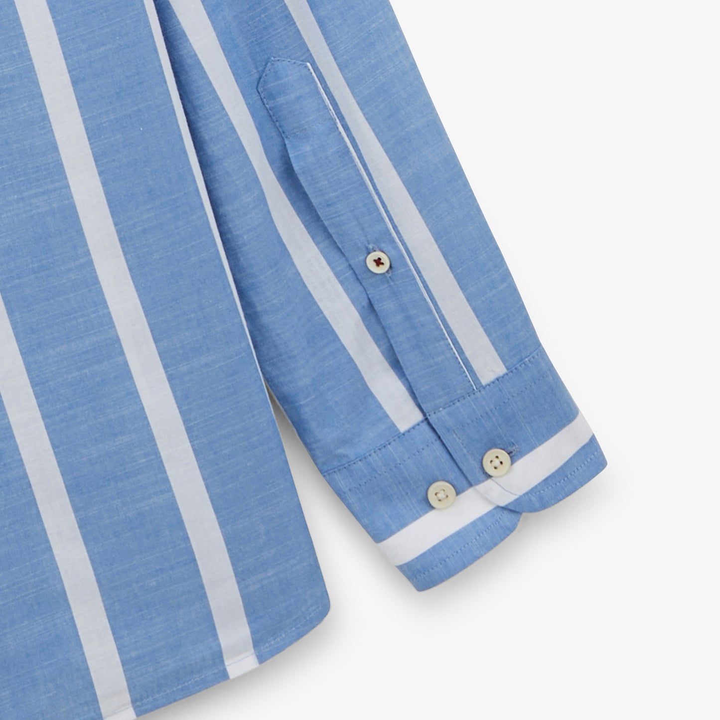 Charles blue striped shirt