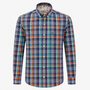 Chemise manches longues à carreaux charles