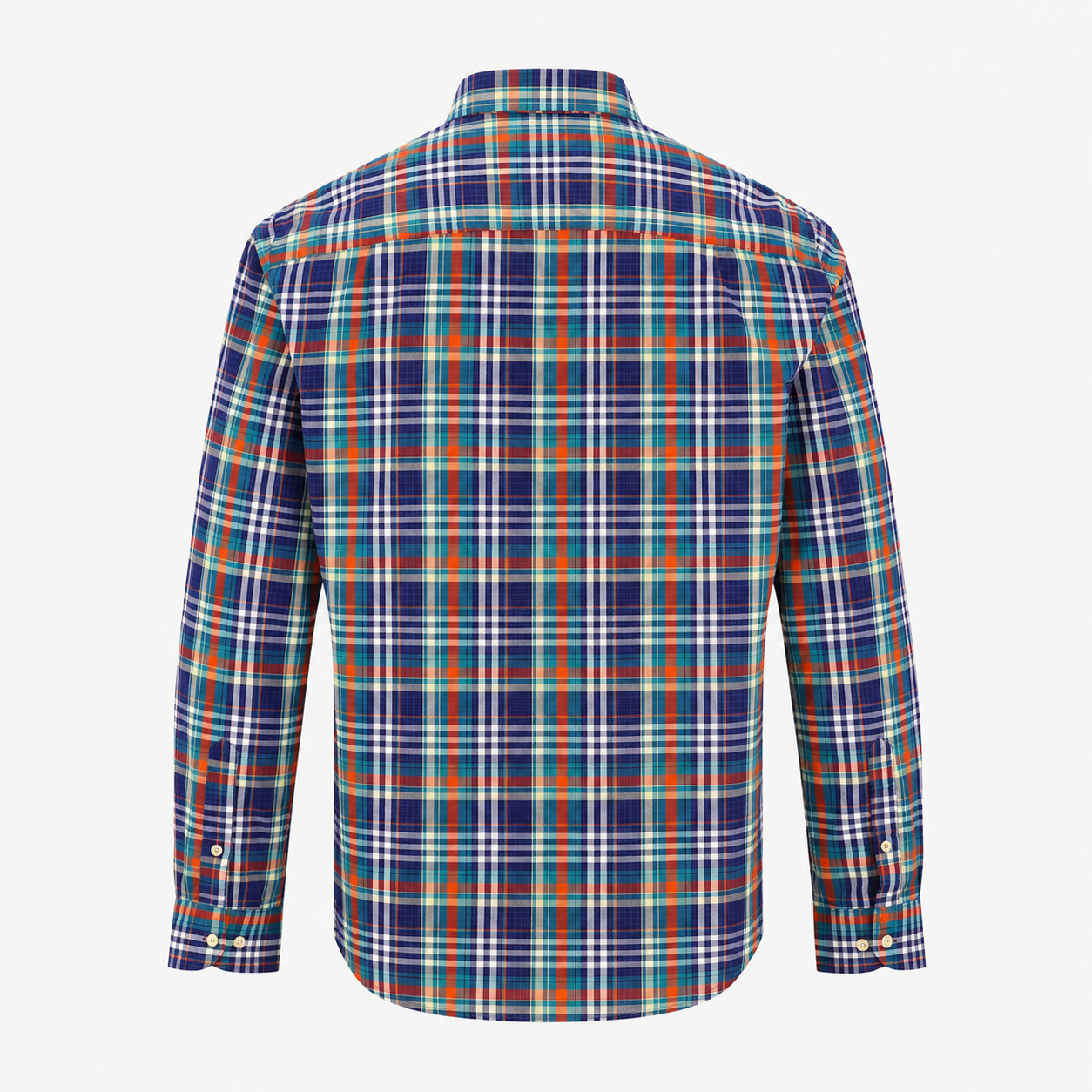Chemise manches longues à carreaux charles