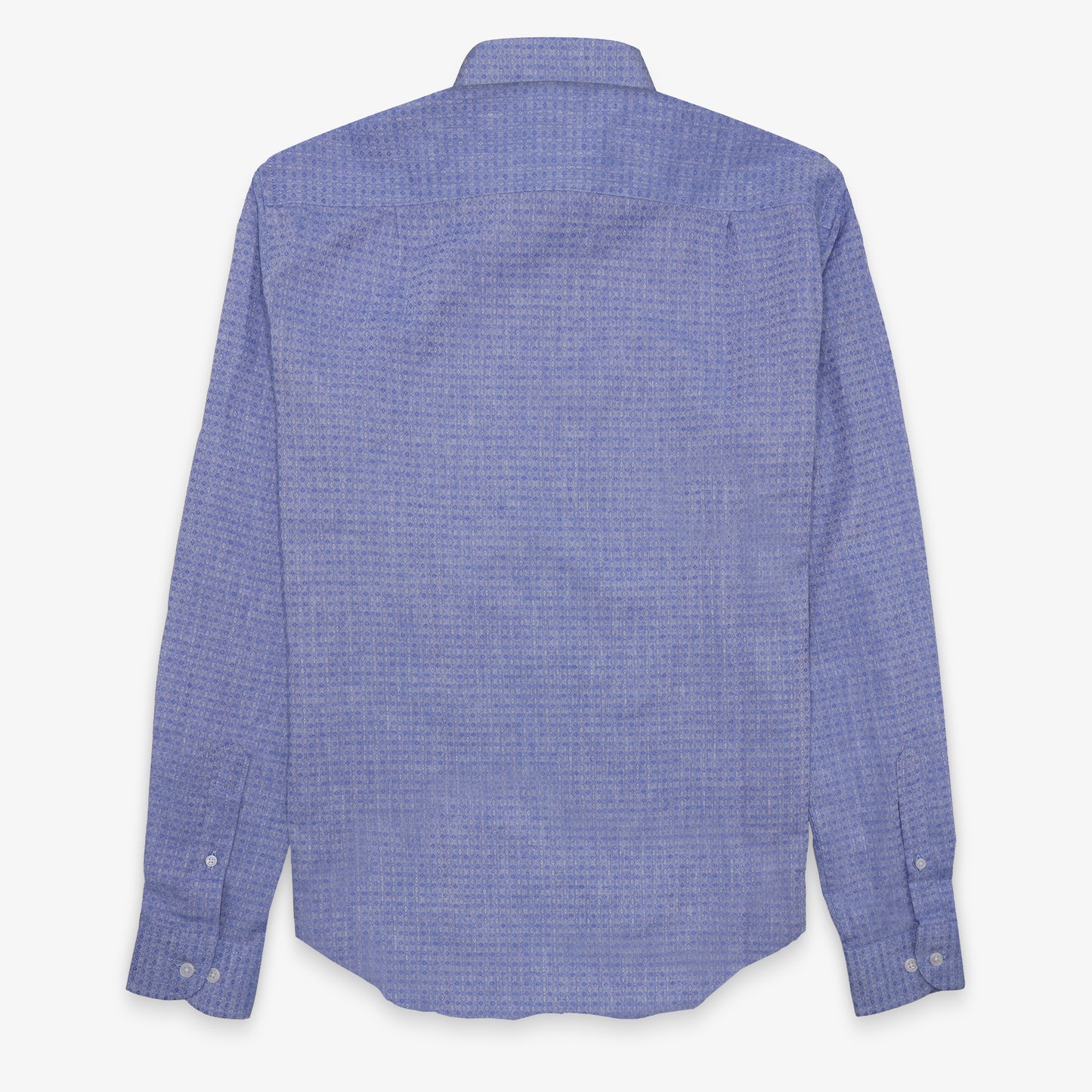 Chemise manches longues en coton avec motifs losange