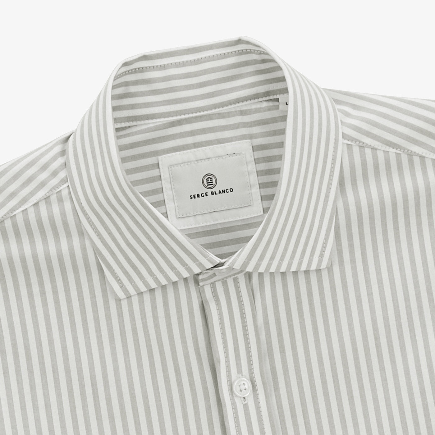 Charles striped putty shirt