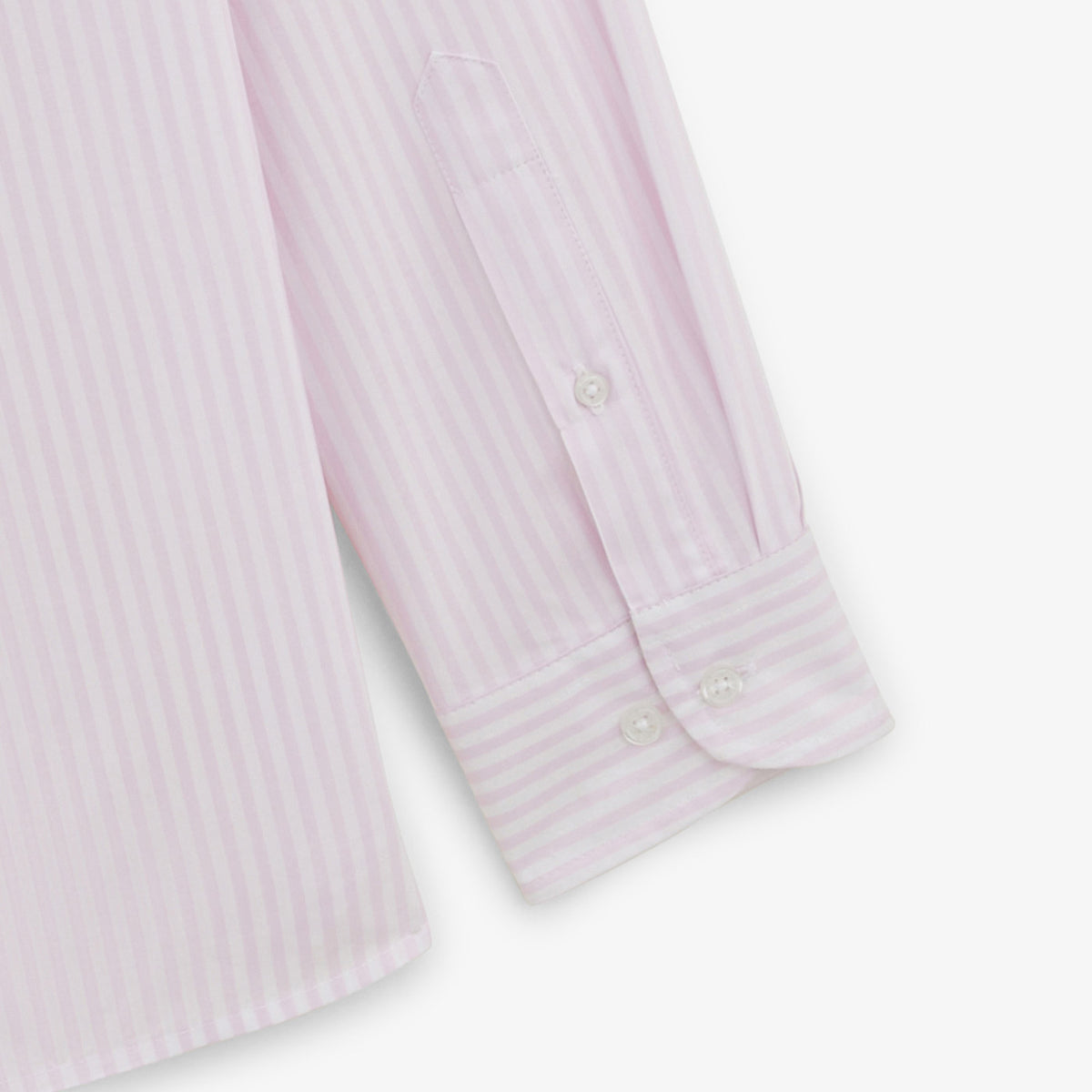 Charles shirt with lilac stick stripes