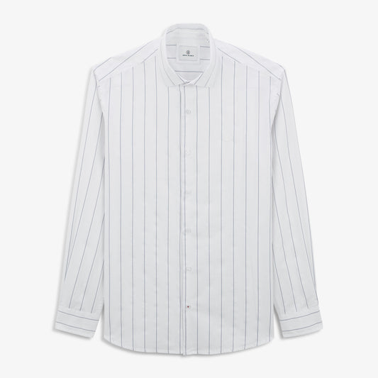 Chemise Charles oxford à rayures off-white