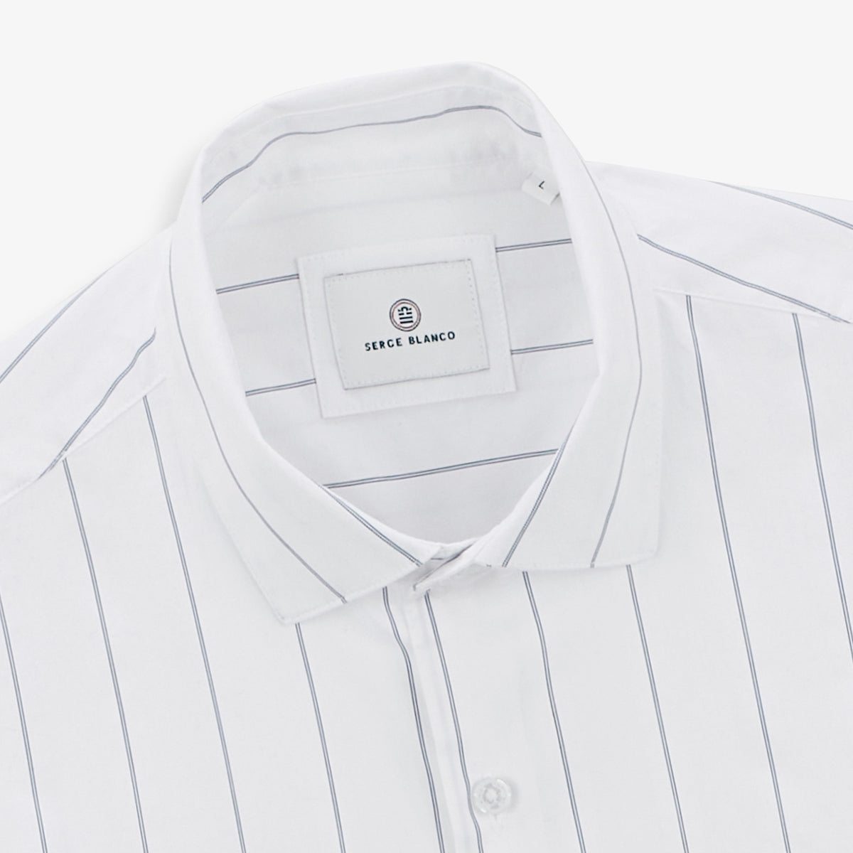 Charles oxford shirt with off-white stripes