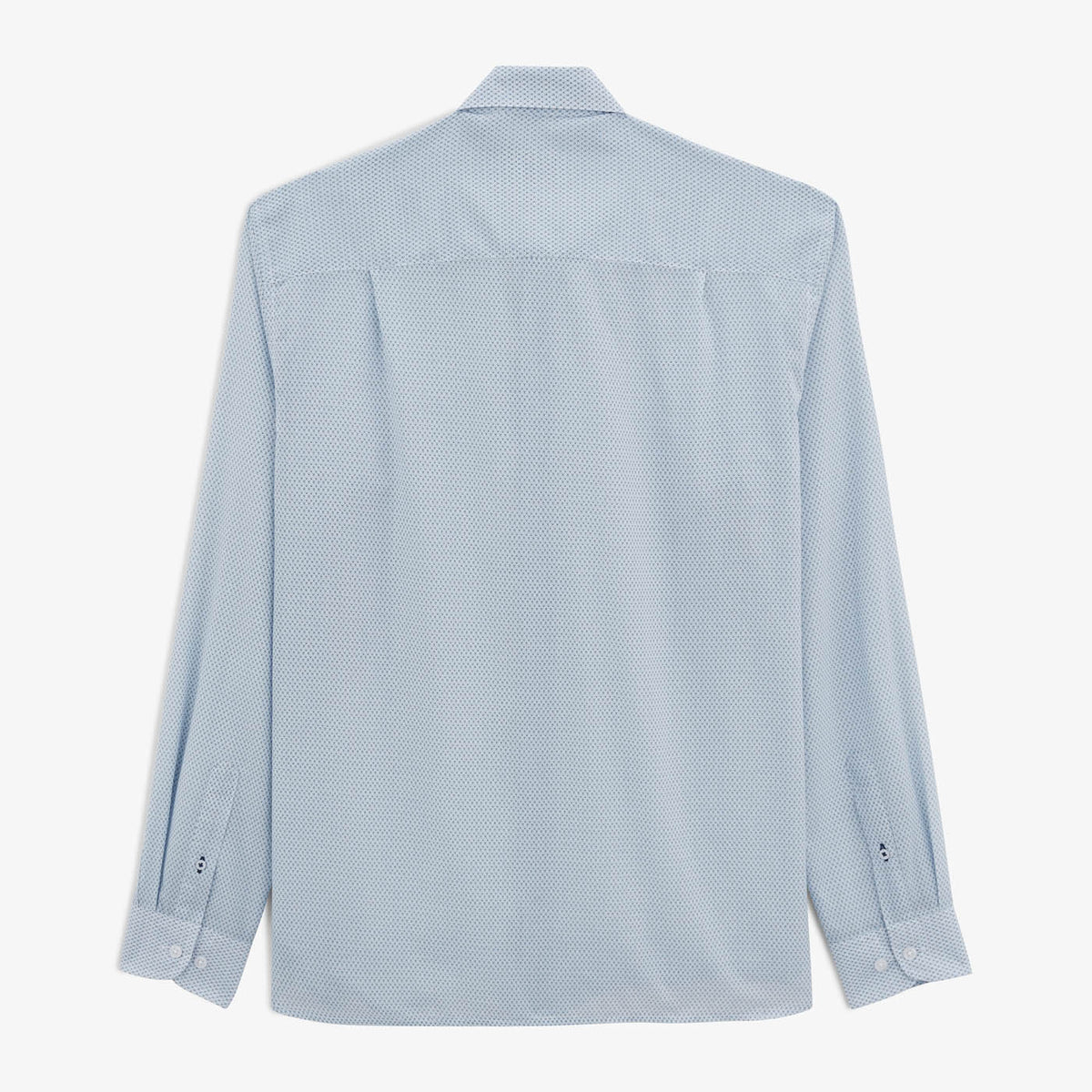 Charles micro pattern blue shirt