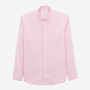 Chemise popeline confort manches longues rose